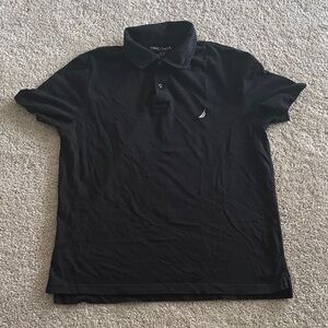 Nautica Men's Classic Black Polo Shirt
